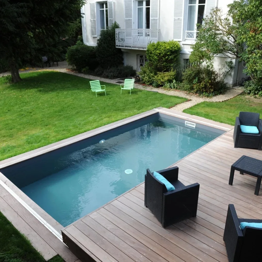 Раздвижная терраса для бассейна в Королёве